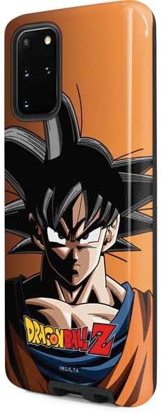 Skinit Pro Phone Case Compatible with Galaxy S20 Plus - Officially Licensed Dragon Ball Z Goku Portrait Design