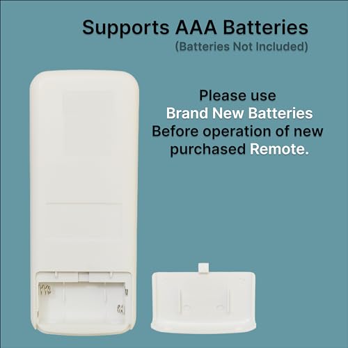 Image of ZIEVA Compatible with Electrolx AC Remote for 1 1.5 2 ton Split /Window Air Conditioner - Please Match The Original Remote (AC 12)