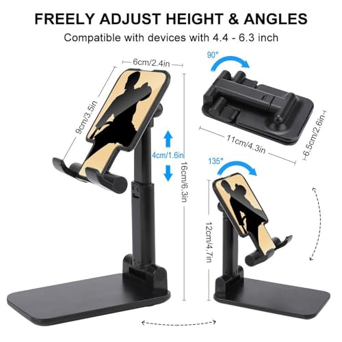 Support téléphone portable bureau pliable compatible tout smartphone - 2