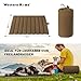 WESTERN HOME WH Hundedecke Outdoor für Unterwegs Hundedecke Wasserdicht Tragbar Hundematte Outdoor Komfort und Weiches Reisedecke Hund Wasserdicht Camping Hundebett, 110x68 cm (Braun)