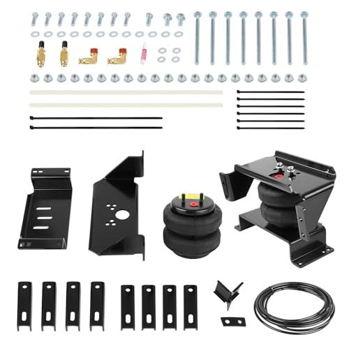 iiLentes Rear Bag Air Helper Spring Suspension Kit W217602071 3000-5000Lbs for 1969-1996 Ford for 1969-2002 Dodge GM Pickup for 1973-1987 Chevrolet GMC Trucks(Replaces Firestone Ride Rite 2071)