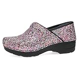 Dansko XP 2.0 Clogs - Lightweight Slip-Resistant Footwear for Comfort and Support - Ideal for Long Standing Professionals - Nursing, Healthcare Professionals Party Glitter 8.5-9 M US