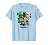 Minecraft Character Group Circle Logo Tシャツ