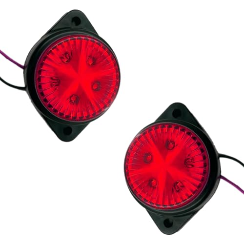 LED Marker Lights Remorque rouge 24V pour rouler en toute sécurité sous la pluie