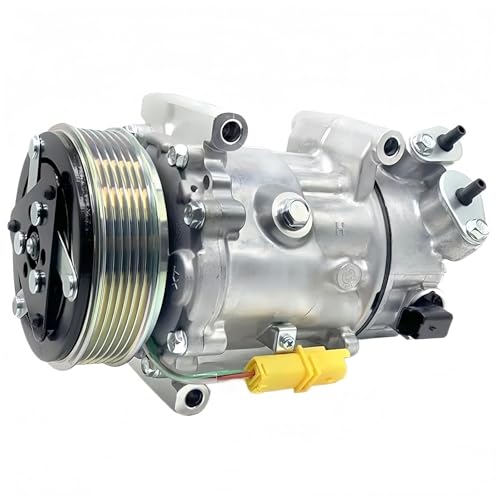 Compatible con Peugeot 3008208 Compatible con Citroen DS3 Tri-Den SD6C12 Aire acondicionado Coche 9802456780 9802457680 7910863738 1372F Compresor de aire acondicionado