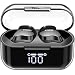 Produktbild TOZO Crystal Buds Kopfhörer Kabellos, Echte Drahtlose Stereo Bluetooth Kopfhörer, 49 Std Spielzeit IPX8 Wasserdicht In-Ear Kopfhörer, Digitalanzeige und Transparentem Gehäuse, Schwarz