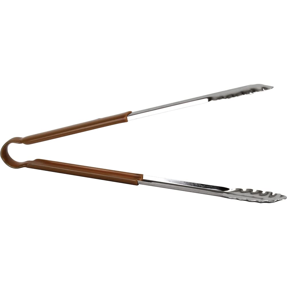 Stainless Steel Utility Tong (15" Brown Tong)