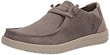  Skechers Herren Melson Raymon Sneaker, Grün (Khaki Canvas Khk), 41 EU