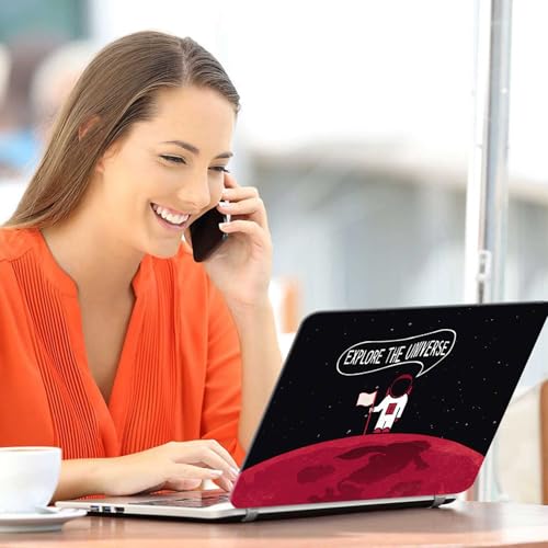 Image of Galaxsia Universe Full Body Vinyl Laptop Skin /Sticker /Cover Upto 15.6 Inches Laptops Laminated-Removable-HD Quality Compatible for Hp-Dell-Sony-Lenovo-Asus etc.(15x10 Inches)