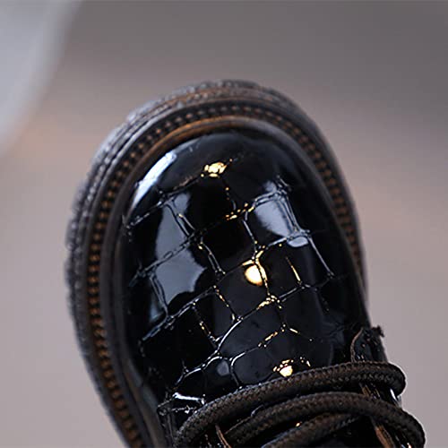 Baby School Shoes Fashion All Seasons Children Boots For Boys And Girls Ankle Boots With Thick Soles Non Slip Lace 6