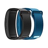 samsung fit 2 pro no carga ◆【SUPERB MATERIAL 】: Banda Gear Fit 2 Pro/Fit 2 Correa fabricado en silicona de primera calidad, sin pintura, más robusto, suave y cómodo de usar.