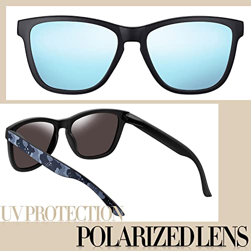 Image of Joopin Polarized Sunglasses Men Women UV400 Protection, Big Chunky Square Sun Glasses, Designer Shades Retro Sunnies Driving