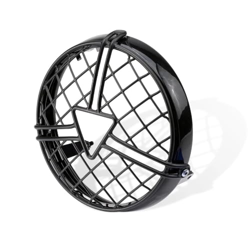 Protection en maille calandre pour phare moto Street Twin 900 finition noire