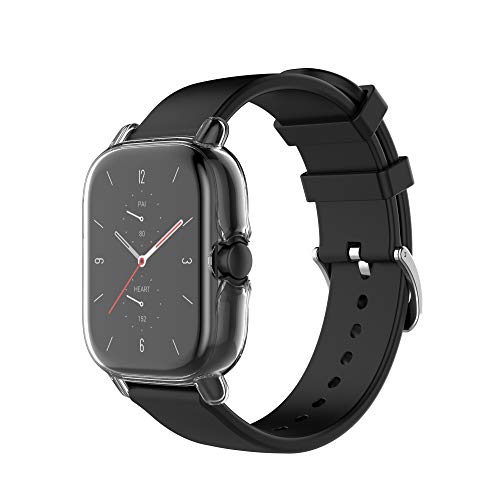 Tencloud Cases Compatible With Amazfit Gts 3/Gts 2 Smartwatch Men Women Watch Case Soft Tpu Shockproof Bumper Cover Screen Protector Case For Amazfit Gts 2/Gts 3 Only (Clear) #TOP5