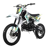 X-PRO Titan 125cc Adults Dirt Bike Youth Pit Bike Dirt Pit Bike with 4-Speed Semi-Automatic Transmission, Big 17