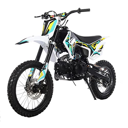 X-PRO Titan 125cc Adults Dirt Bike Youth Pit Bike Dirt Pit Bike with 4-Speed Semi-Automatic Transmission, Big 17