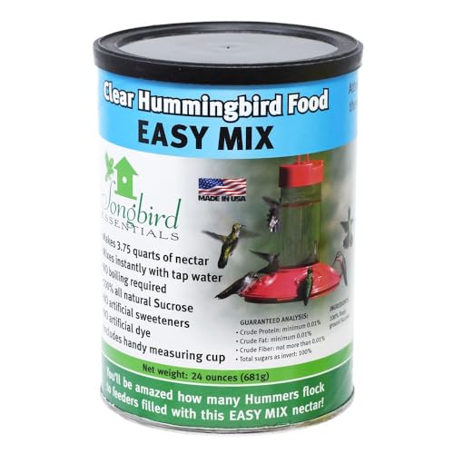 Songbird Essentials- Clear Hummingbird Nectar 24 Ounce Can Dry Concentrate Nectar Mix for Hummingbirds.