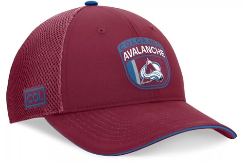 Casquette Colorado Avalanche NHL réglable homme bordeaux fini les chapeaux trop serrés