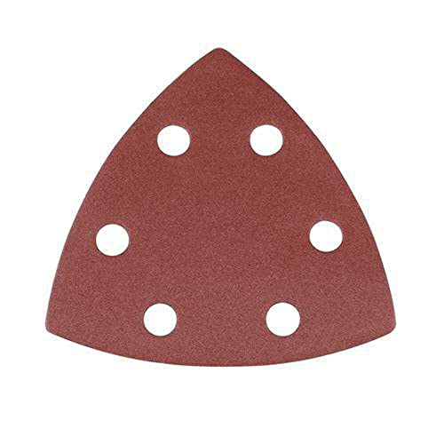 Image of Silverline 218923 Hook and Loop Triangle Sheets 90 mm 10pk 80 Grit