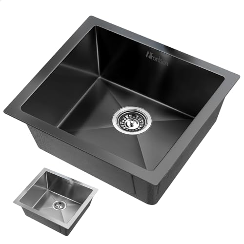 single bowl kitchen sinks square
