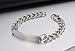 Mens Stainless Steel ID Bracelet Silver Tone 9mm Wide 212mm Length Fashion Jewelry for Daily Wear