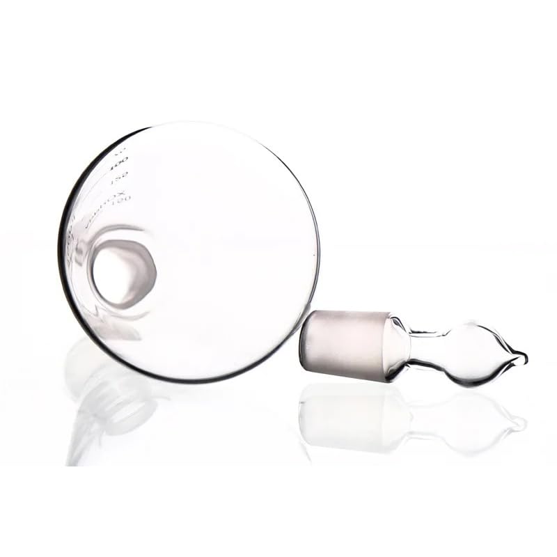 Erlenmeyerkolben aus Quarzglas, 150 ml, mit Stopfen – hochtemperaturbeständige Laborausrüstung (Material JGS-2)