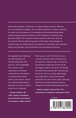 Volunteering, research & the test of experience: A critical celebration for the 25th anniversary of
