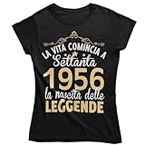 👕 T-SHIRT 70 ANNI: Questa simpatica t-shirt con la scritta 