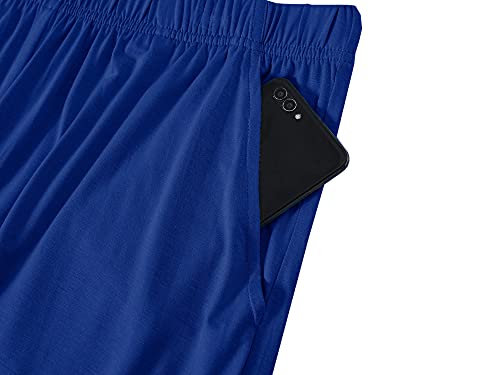 Image of MoFiz Mens Pajamas Set Short Sleeve PJ's Sleep Lounge Sleepwear Cool Pyjama Summer Sets Comfortable Lightweight