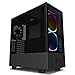 Produktbild NZXT H510 Elite - CA-H510E-B1 - Premium Mid-Tower ATX Case PC Gaming Case - Dual-Tempered Glass Panel - Front I/O USB Type-C Port - Vertical GPU Mount - Integrated RGB Lighting - Black