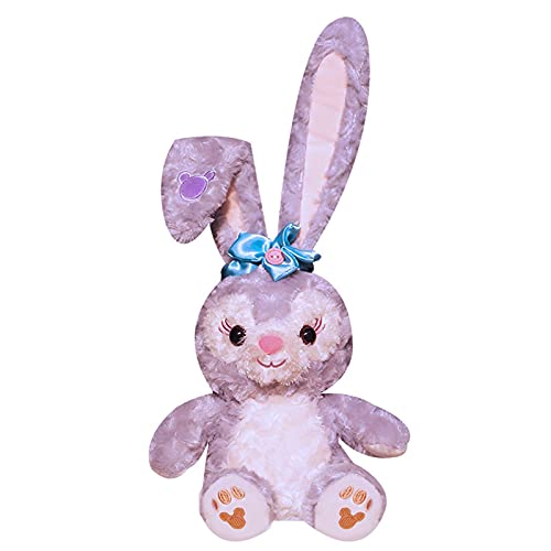 QARYYQ Bunny Plush Toy, Bunny Doll, Velveteen Rabbitï¼Super Soft Cotton Stuffed Animal,Children's Gift Dressing Doll for Girls Boys Easter Christmas (Color : A, Size : 19.7in)