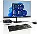 Produktbild All in One 24" difinity 400g Mini PC 10-Watt Office, Intel Quad, 8GB, 512GB SSD, Windows 11 Pro, DP, HDMI, VGA, Gigabit LAN, USB 3.0, MS Office 2010 Starter, WLAN, Bluetooth, 3 Jahre Garantie! #7027