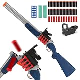 39" Double Barrel Manual Loading Soft Bullet Shotgun with Weighted Stock