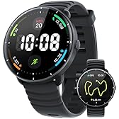 Parsonver Smartwatch GPS Integrato, 5 ATM Impermeabile Orologio da Nuoto per Piscina/Acque Aperte, Orologio Fitness con Display AMOLED, 100+ Sportive, Frequenza Cardiaca,Sonno (Nero, 42 mm)