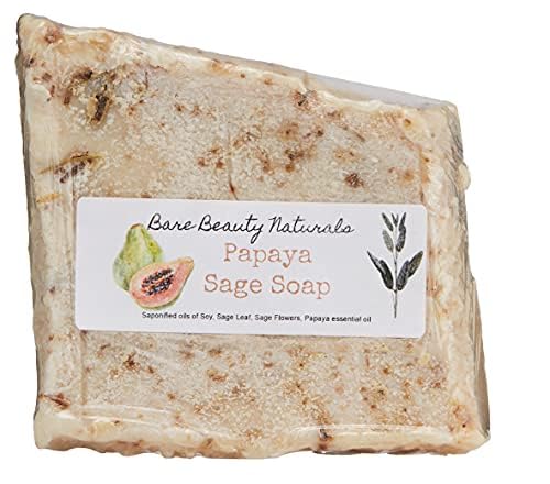 Botanical Fusion: Papaya Sage Handcrafted Soap (Subway cut 15-16.9 oz,