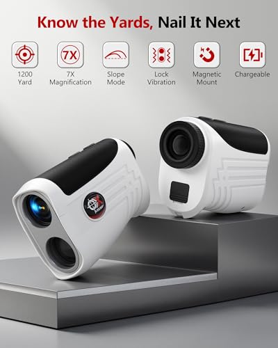 Golf Rangefinder with Slope and Vibration