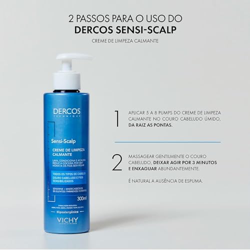 Creme De Limpeza Capilar Vichy Dercos Sensi Scalp Refil 200ml