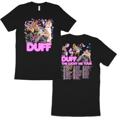Vintage Concert Graphic Tee Women Retro Pop Culture Tour Merchandise Shirt | Y2K Aesthetic Top Black