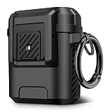 Youtec for AirPods Case Cover, Airpods 2 Protective Case with Automatic Secure Lock Gen 2 Military H