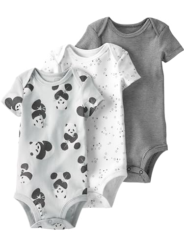 Carter's Panda Bodysuits 3-Pack