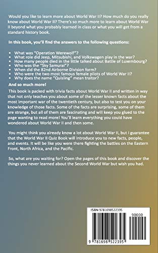 Did You Know This About World War Ii?: The Most Interesting Trivia Book About The Second World War (War Trivia Unleashed) #TOP1