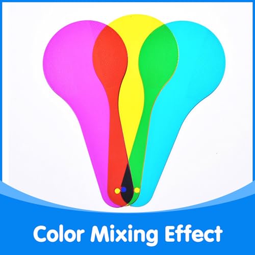 Image of Color Paddles - Engaging Color Mixing Toys for Kids | Light Table Toys, Manipulatives and Accessories for Enhanced Learning & Fun