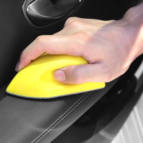 image for POLIWELL 2-Pack Nanometer No-Scratch Car Interior Cleaning Brushes Eas