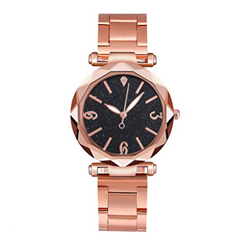 Preisvergleich Produktbild Hemobllo Uhrenarmbänder Für Damen Dekoration Damenuhr Handgelenkdekoration Regalo Donna Anniversario Decorazione Orologio Donna Armband Glitzernde Uhr Modeuhr Edelstahlband Frau Quarz