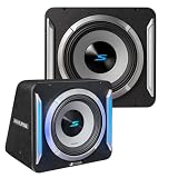 Alpine S-Series 2-Pack S2-SB12 600W RMS 12" PrismaLink Preloaded Subwoofer Wedge Enclosure