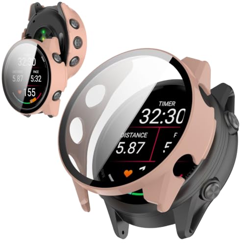 FINEEN Garmin Forerunner 70/170/170 Music �P�[�X PC�f�� �����K���X�S�ʕی� �Ή� Garmin Forerunner 70/170/170 Music ��p �ی�P�[�X �f�U�C���ȒP���t�� �ϏՌ��� �����ߗ�
