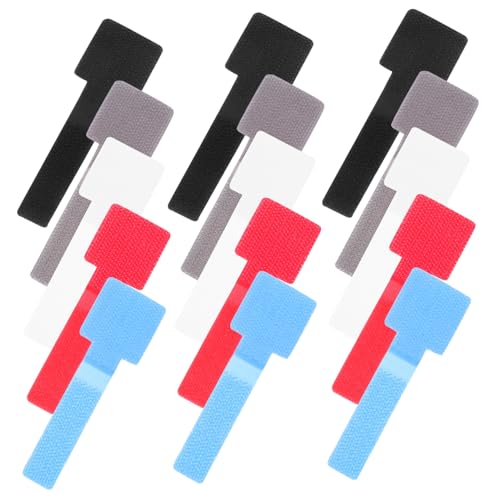 ARTIBETTER 50 piezas Accesorios de escritorio Reutilizables Correas para cables Gestión de cables para escritorio de juegos, oficina y hogar miniatura 1