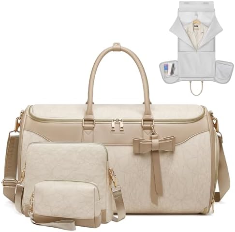 Garment Bags for Travel,45L Carry on Convertible Garment Duffle b...