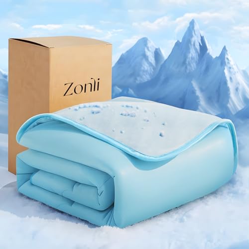 Zonli Premium Cooling Blanket for Dogs-Lightweight Fluffy Pet Throw & Bed Cover,Cooling Mat for Dogs,Cats&Puppies - Breathable,Durable Summer Blanket-Oversized 39
