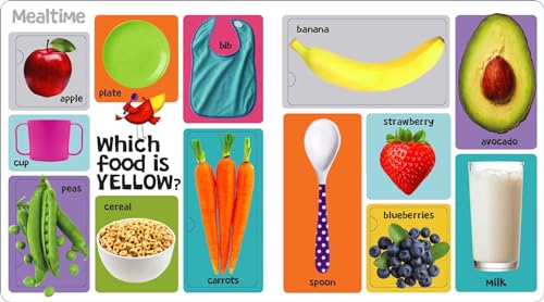First 101 Words: A Hidden Pictures Lift-the-Flap Board Book, Learn Animals, Food, Shapes, Colors and Numbers, Interactive First Words Book for Babies and Toddlers (Highlights First 101 Words)